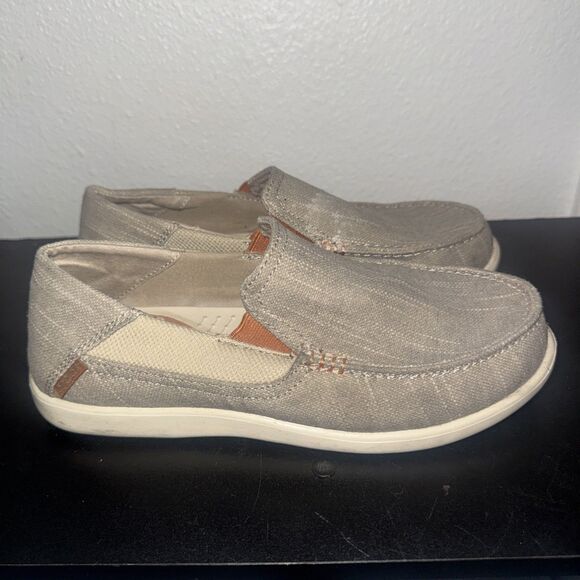 CROCS Other - Crocs Men’s Loafers - Santa Cruz Slip On Canvas Loafers, Slip On Shoes Size 7